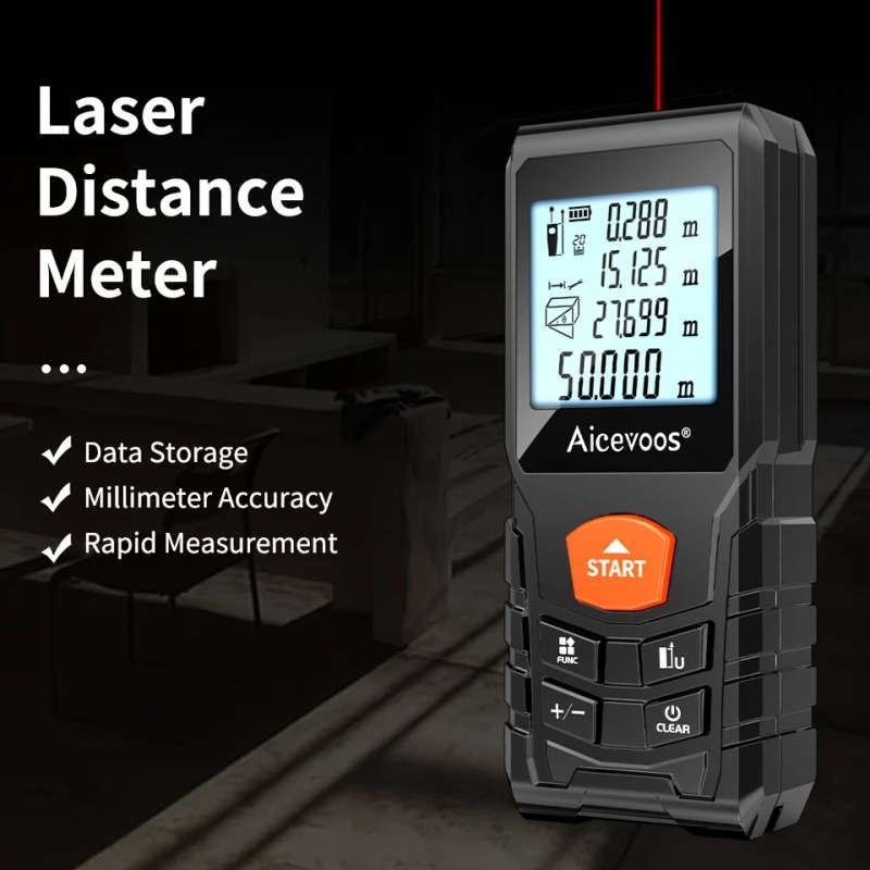 1pc High Accuracy Laser Distance Meter 70m Electronic Ruler Laser Measure Battery Power