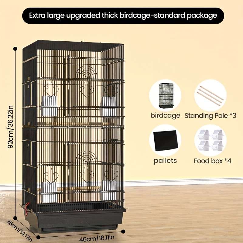 1pc white Pet Cage