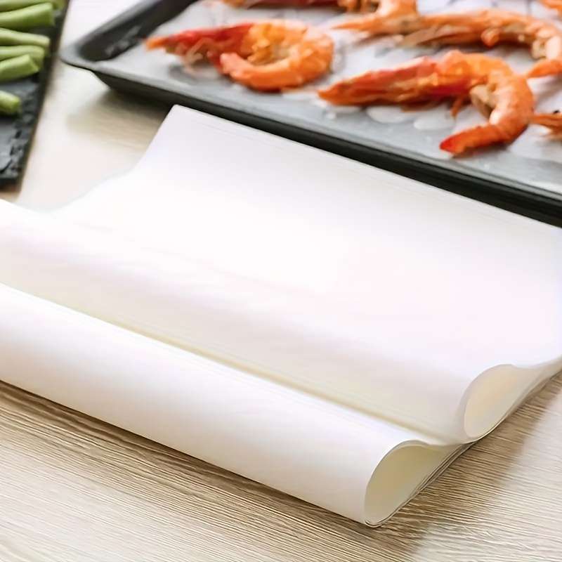 50-Pack Pre-Cut Parchment Paper Baking Sheets 9x13 Inch Unbleached Non-Stick Half Sheet Pan S
