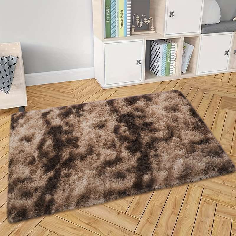1Pc Tie Dye Brown 70x160cm 27.56x62.99inch Floor Mat