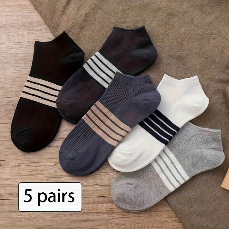 5 Pairs Mixed One Size High Elastic Socks