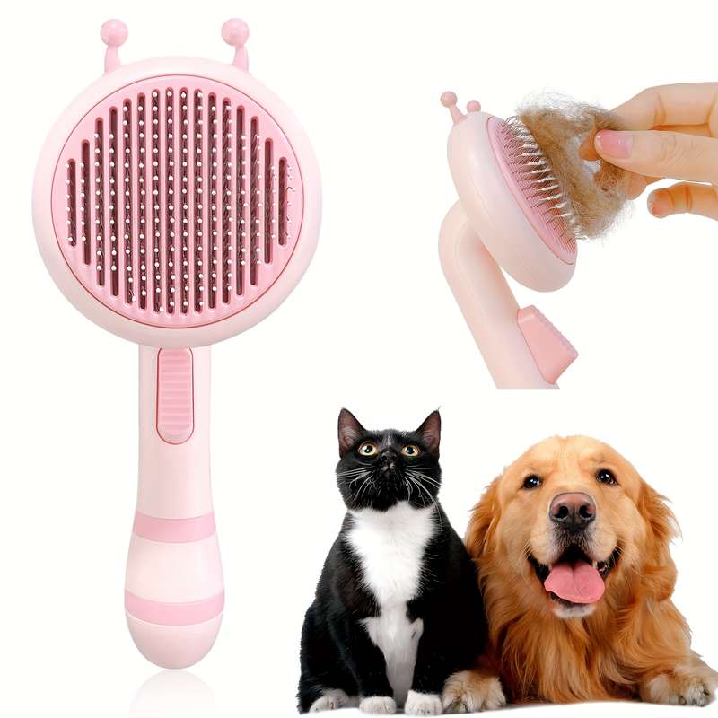 1pc Pink Pet Comb