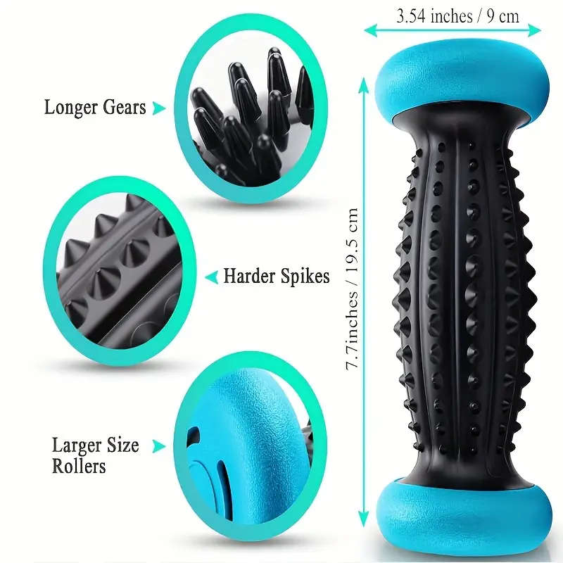 1pc Deep Tissue Foot Massager Roller Relieves Plantar Fasciitis Arch Pain Fatigue Alleviation Ideal