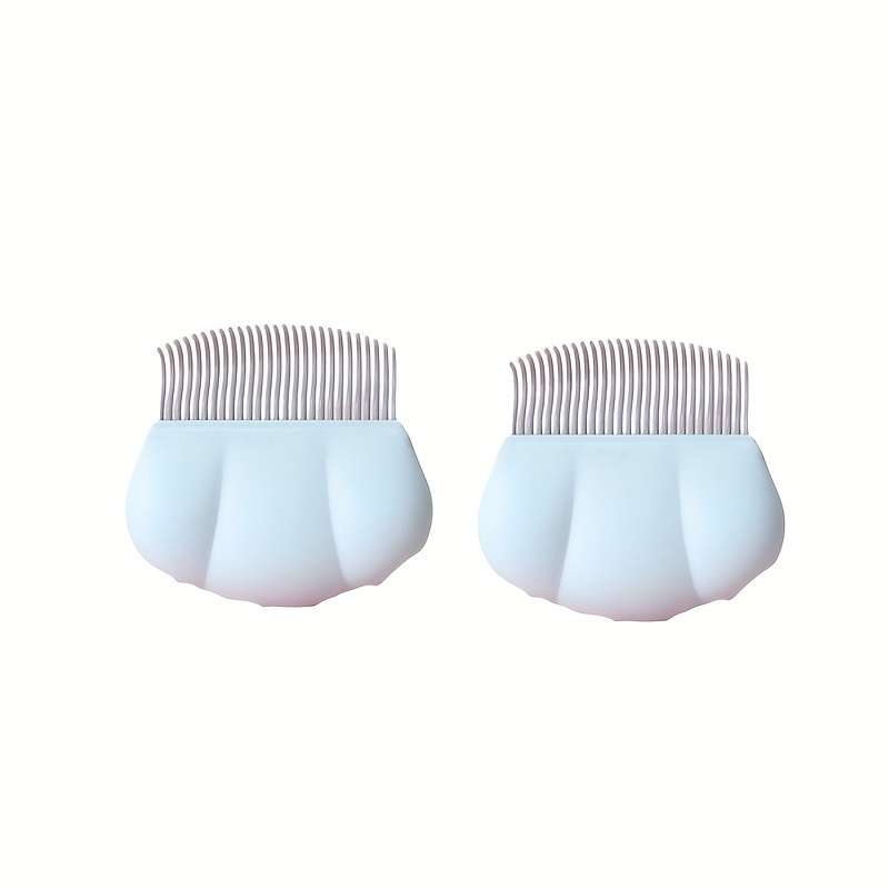 Shell White 2 Piece Set Pet Comb