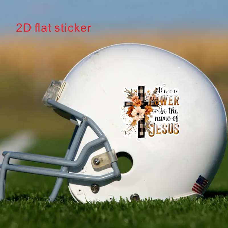 1pc   13.97 cm x 13.97 cm Jesus Christian Themed Stickers