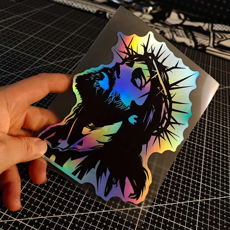 1pc Jesus Christian Themed Stickers