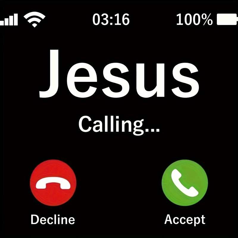 1pc Jesus Christian Themed Stickers