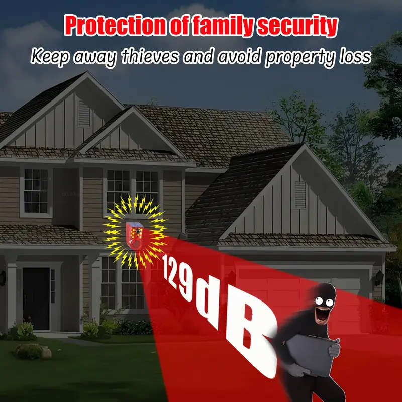 Solar Motion Sensor Alarm