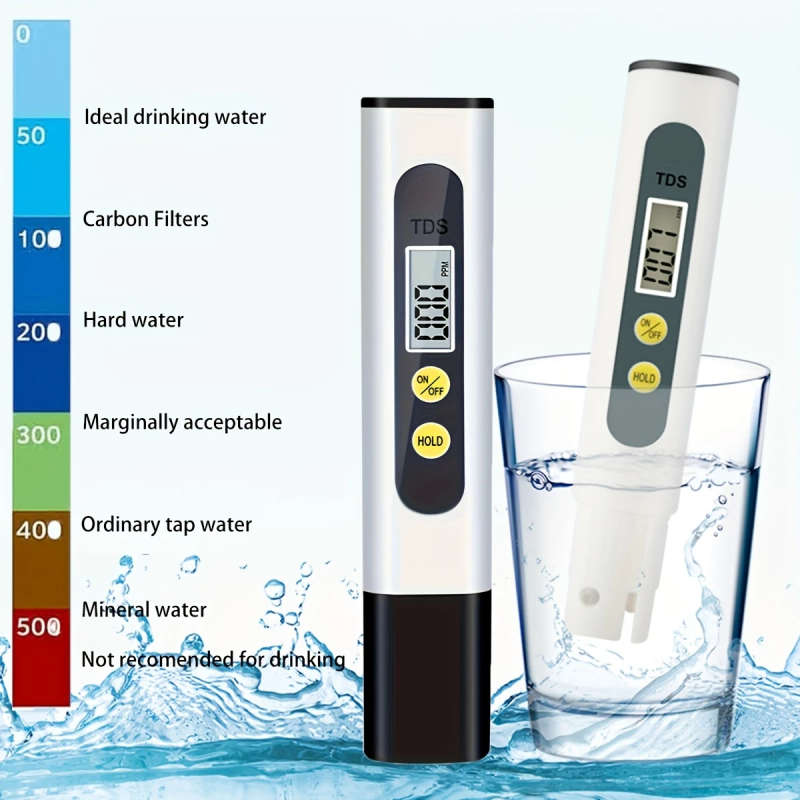 1Pc Tds M2 Digital Water Quality Meter 0 9990Ppm Measurement Range High Precision 0.1 Portable With