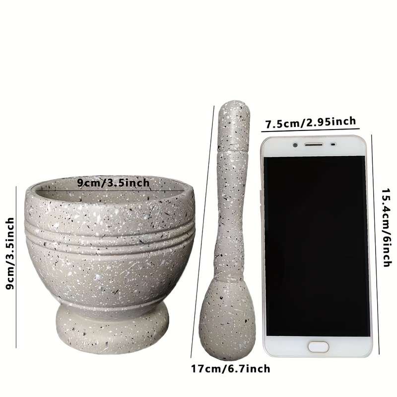 1Set Grinding Bowl Kitchen Garlic Masher Kitchen Peper Crusher Multi-purpose Grinder Home Garli