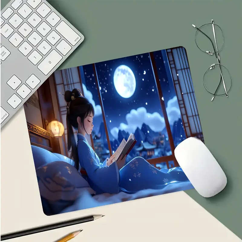 1pc 21x26cm E-Sports Gaming Mouse Pad Waterproof Non-Slip Foldable Rubber Desk Mat