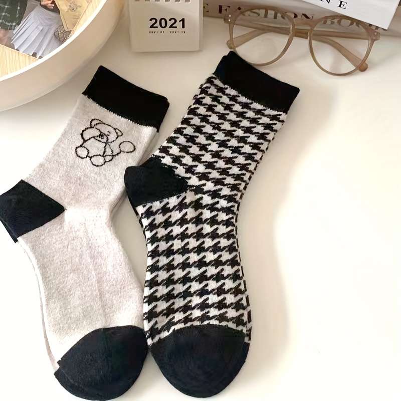 Sock Mix And Match 5 Pairs  Asian One Size