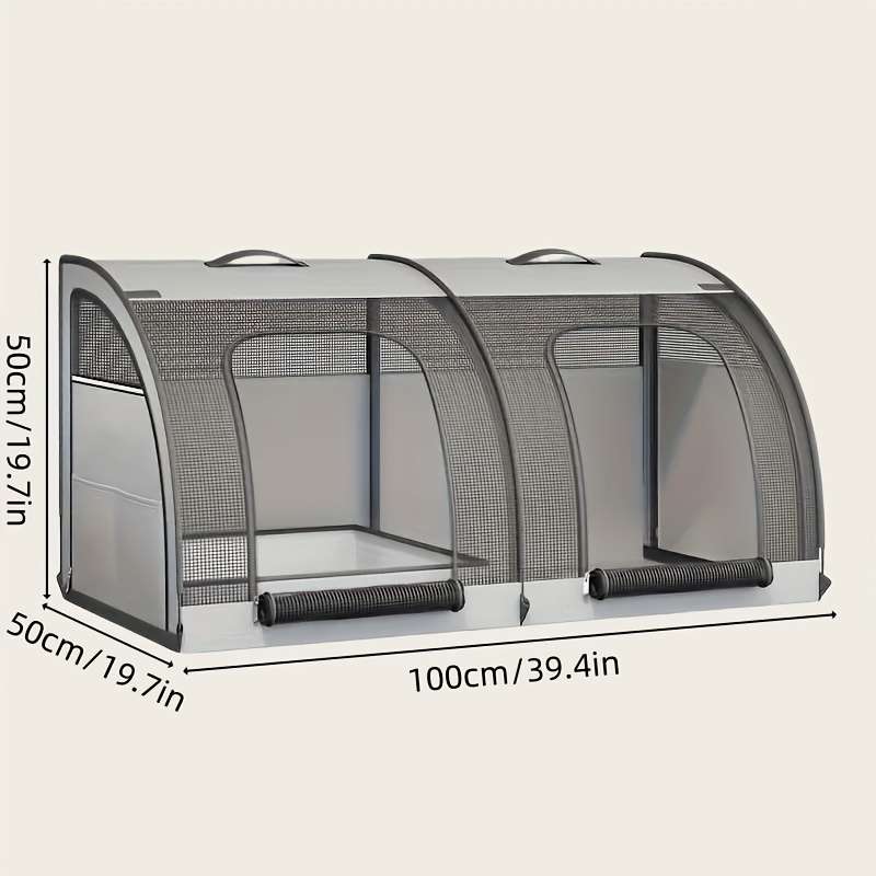 1pc Elegant Cyan size 100*50*50cmPet Cage