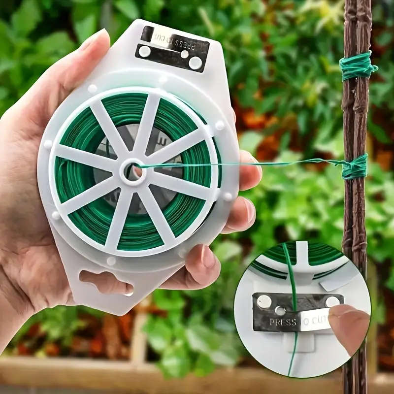 1pc Garden Plant Twist Tie with Cutter