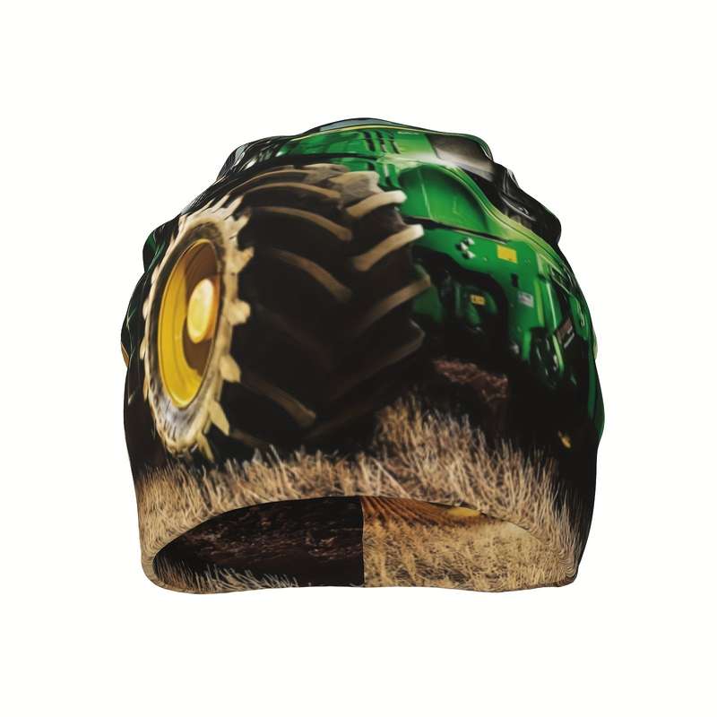 1pc Unisex 3D Truck Thin Beanies Caps Brimless Hat For Outdoor Activity Ideal Choice For Gift