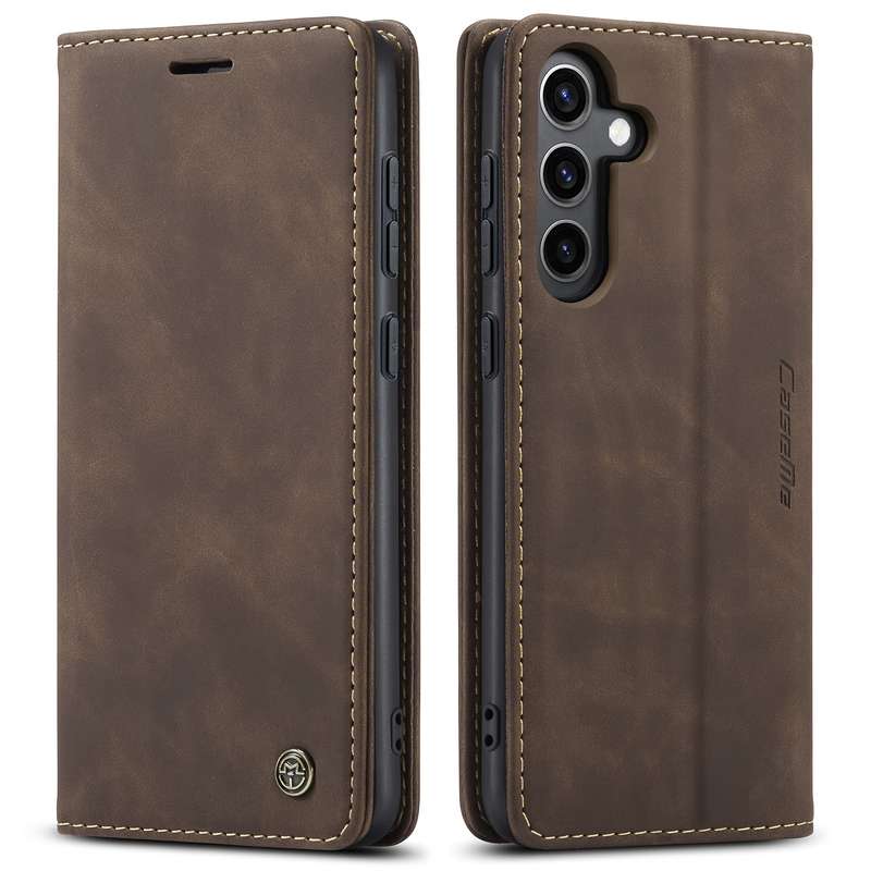 1pc Coffee color For Samsung S24 Phone Cases