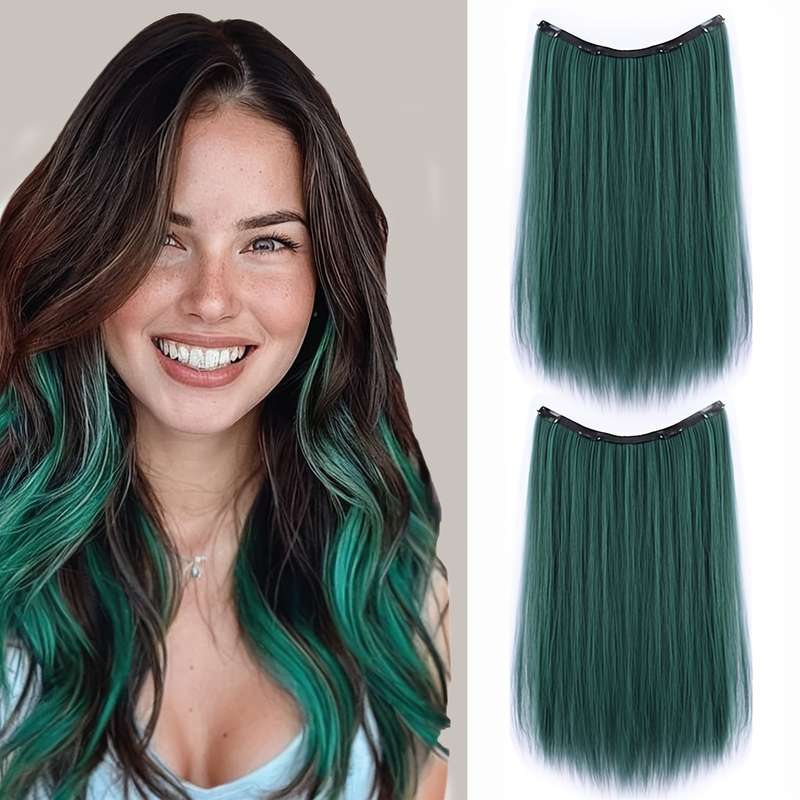 1Pc Flax Golden 50.8cm Fashion Design Wig