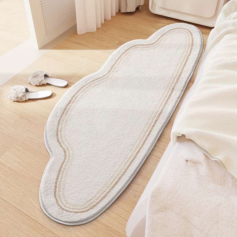 1Pc Big White Cloud 15.7x47.2inch 40x120cm Floor Mat