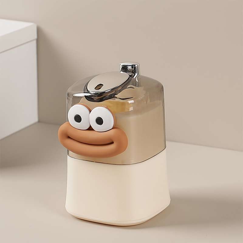 1pc Plastic Automatic Pop-Up Toothpick Dispenser Press-Type Creative and Cute with Fun Carto