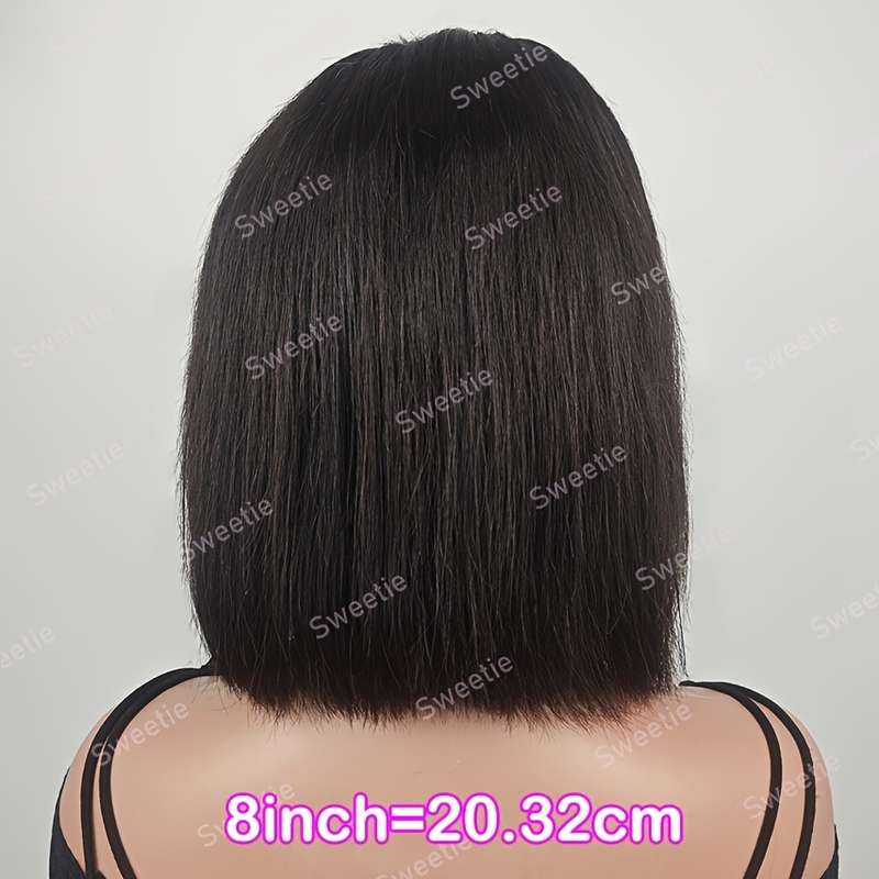 1Pc Black 30.48cm Fashion Design Wig