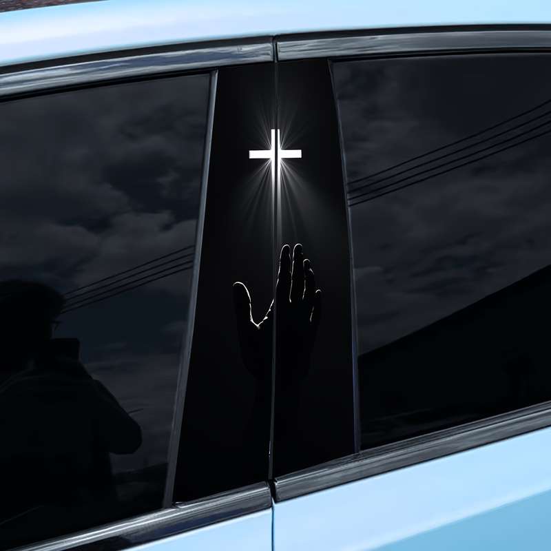 2pcs Jesus Christian Themed Stickers