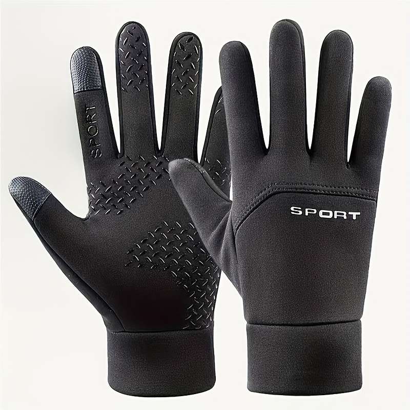 1 Pair Black Size M Outdoor Sports Gloves