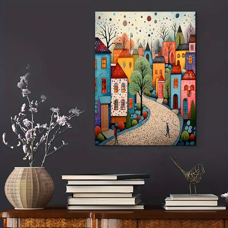1pc Chic Wooden Framed Canvas Art Print Perfect for Living Room Bedroom Decor Ideal Gift for Any Occ