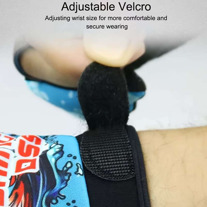 1 Pair Blue One Size Outdoor Sports Gloves