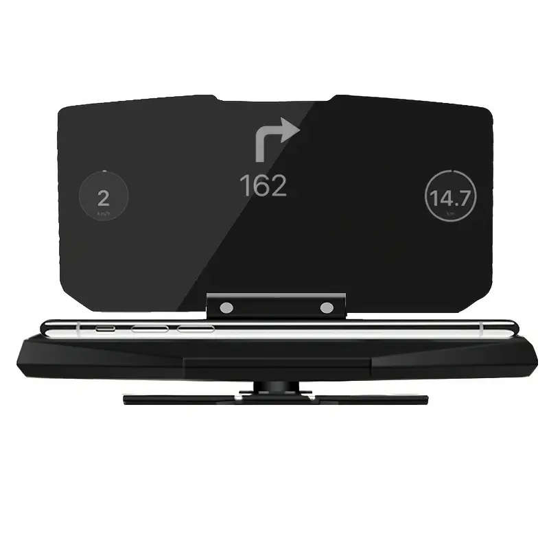 1pc Car HUD Head Up Navigation Display GPS Projector Phone Holder Mount