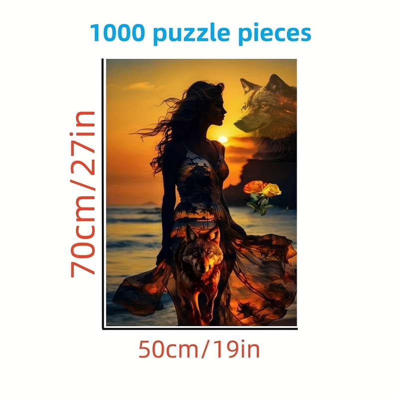 1000 Piece Paper Jigsaw Puzzle For Adults