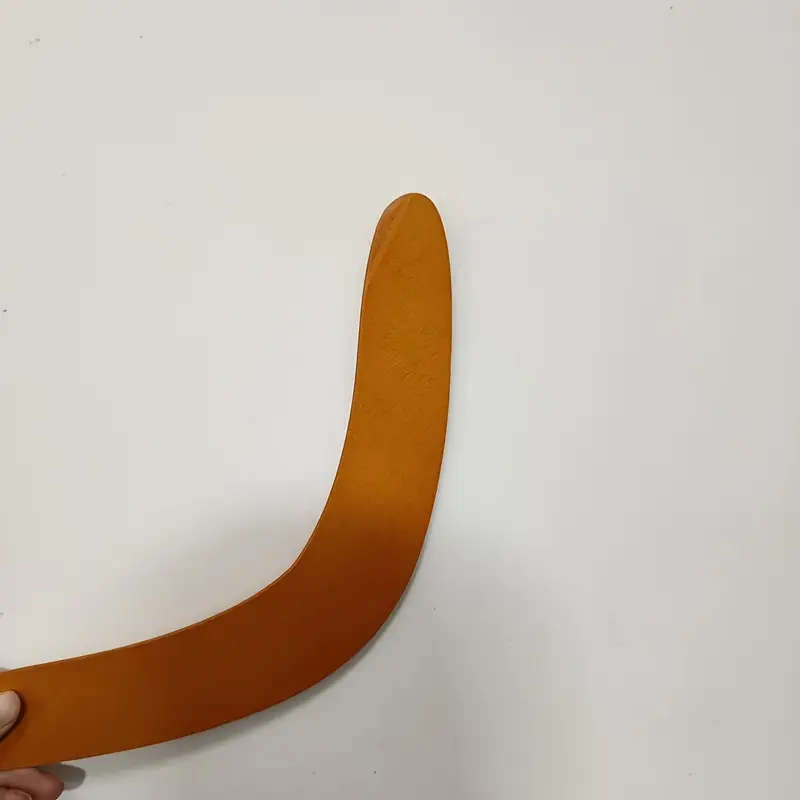 1pc Beginner-Friendly Wooden Boomerang Light Brown Perfect for Outdoor Sports Flying Fun Color sent