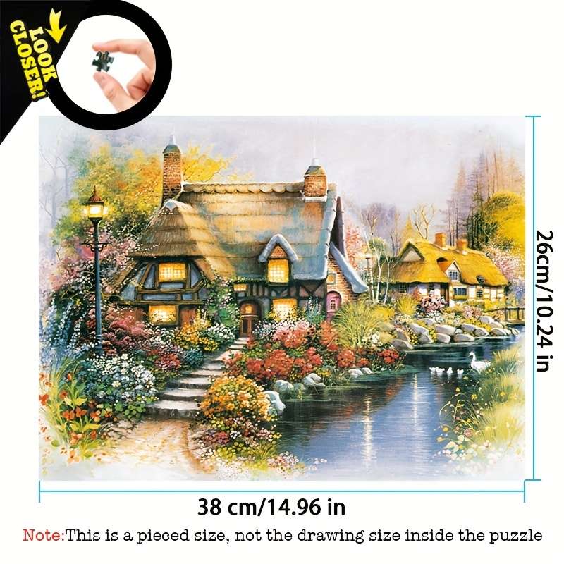 1000 Piece Paper Jigsaw Puzzle For Adults 38.0x26.01 cm High Difficult