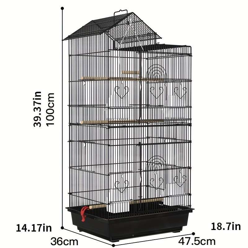 1pc White Pet Cage