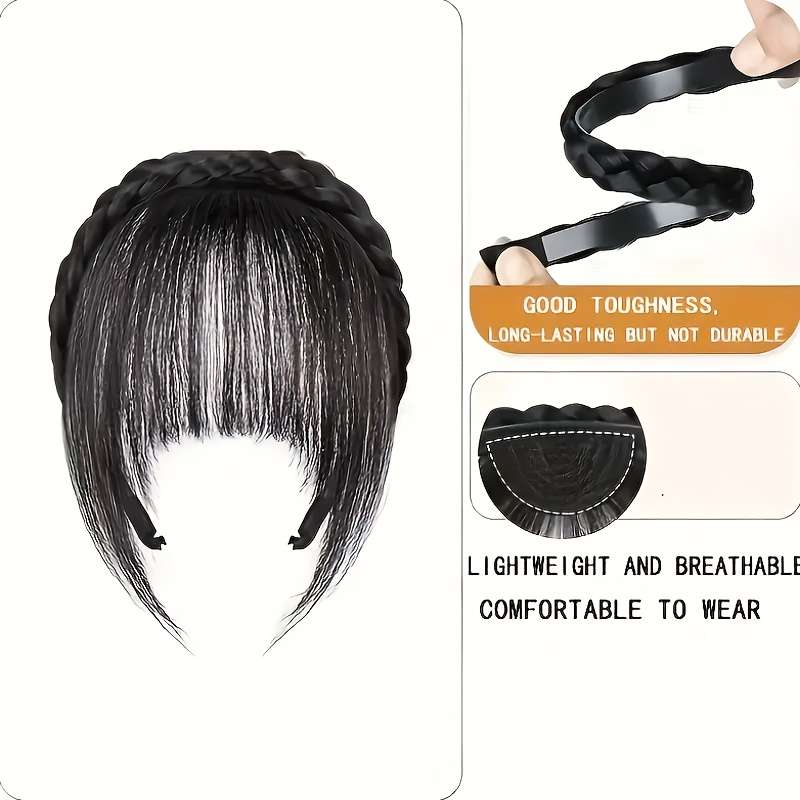 1Pc Black 15.24cm Fashion Design Wig