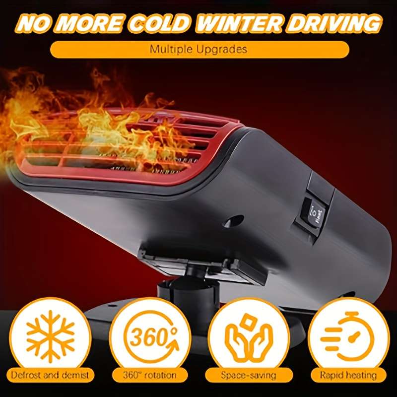 1pc Black Red  Heater