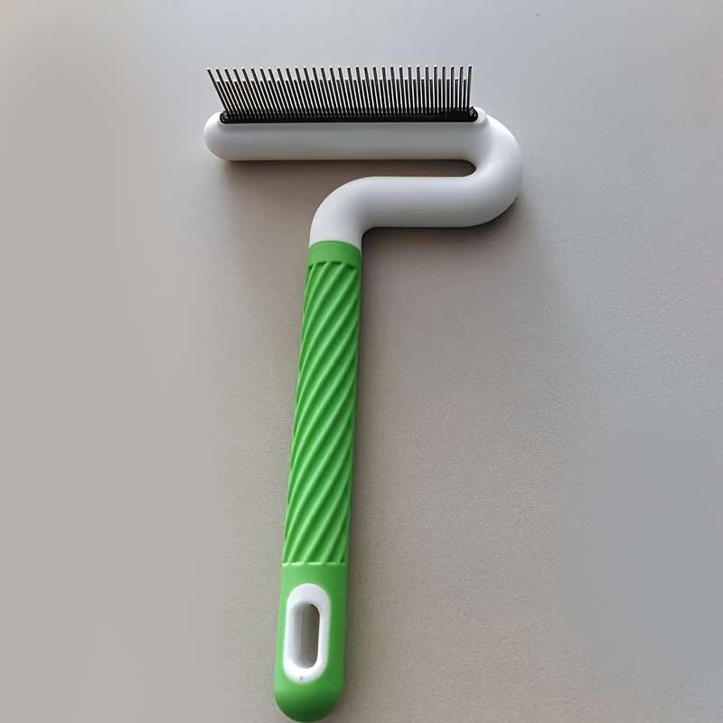 1pc Green Double Row TeethPet Comb