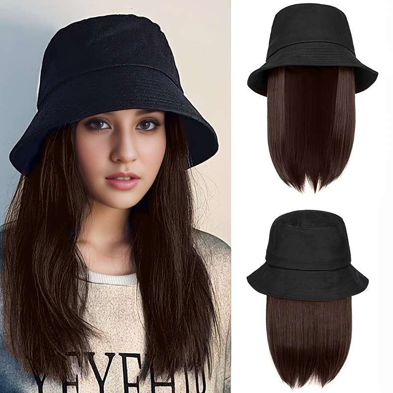 1Pc Dark Brown 30.48cm Fashion Design Wig