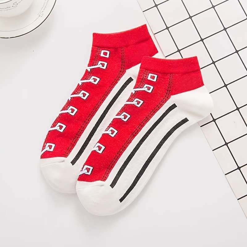 5 Pairs Mixed Color One Size High Elastic Socks