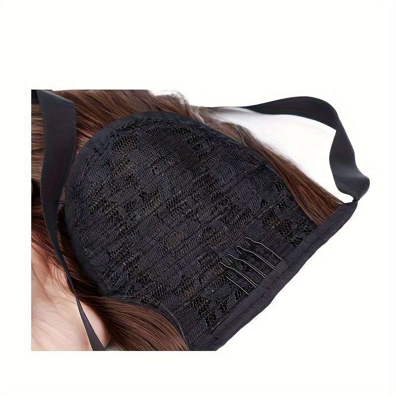 1Pc Natural Color 4A 45.72cm Fashion Design Wig