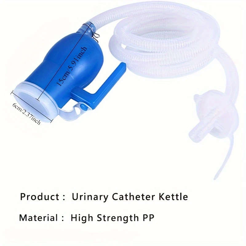 1pc Emergency Urinal In-Car Men's Urinal Portable Small Urinal Men's Large Plastic Urinal 2000ml