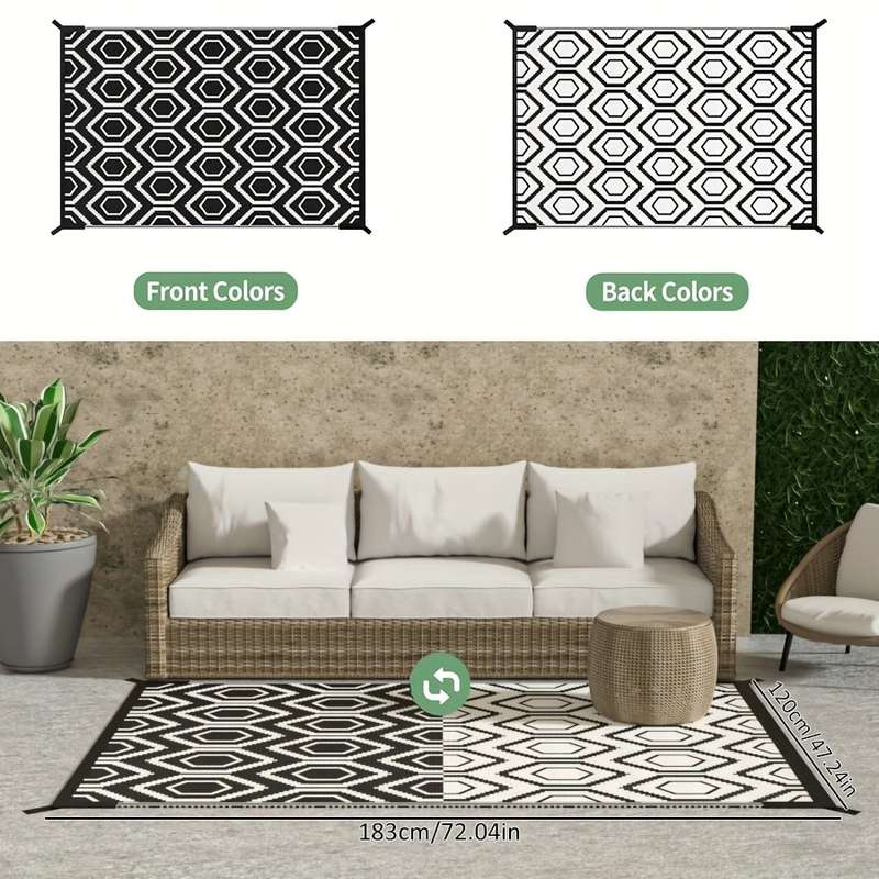 1Pc Grey 6X9FT 182x274cm Floor Mat