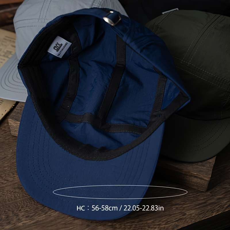 1pc Vintage Japanese-Inspired Unisex Outdoor Sports Baseball Cap Quick-Dry Breathable Polyester