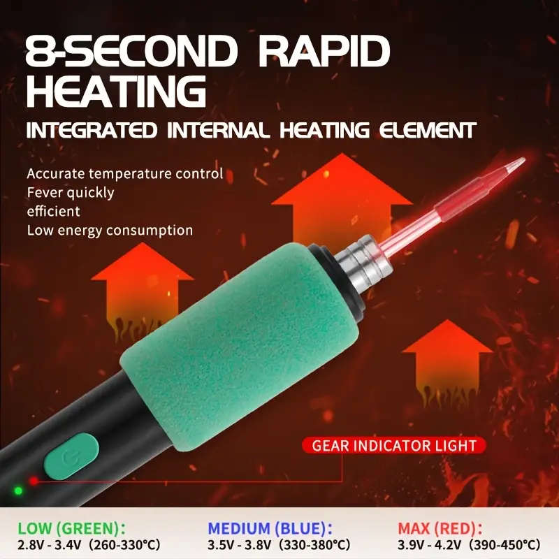 USB Rechargeable Soldering Iron Pen Kit