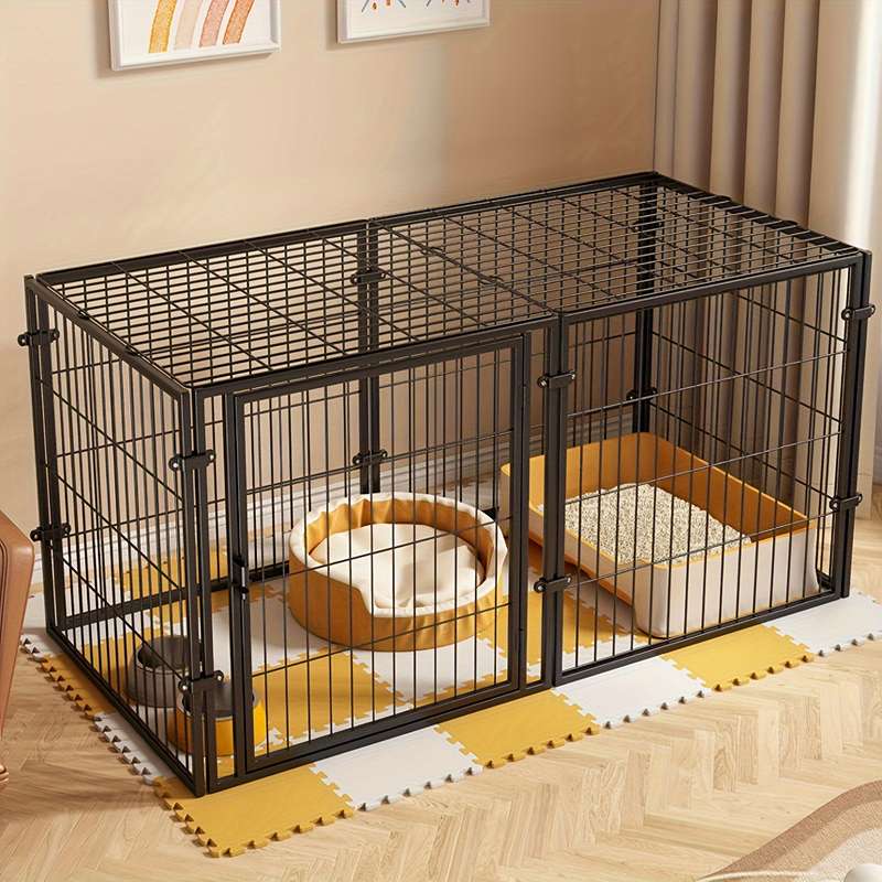 1pc Black Pet Cage
