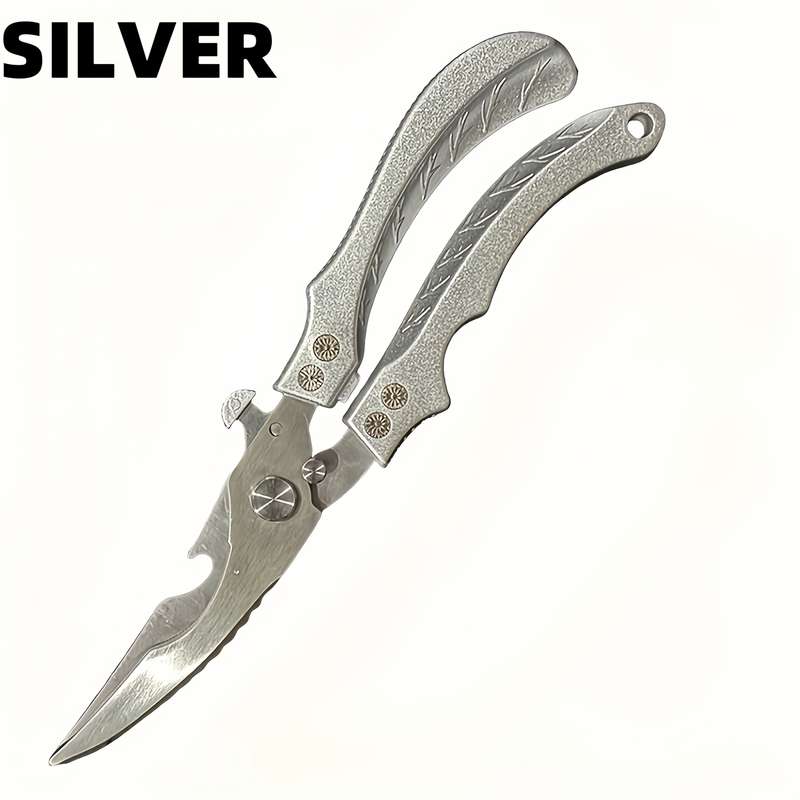1pc One Heavy Duty Kitchen Scissors High Quality Stainless Steel Large Chicken Bone Scissors Shar