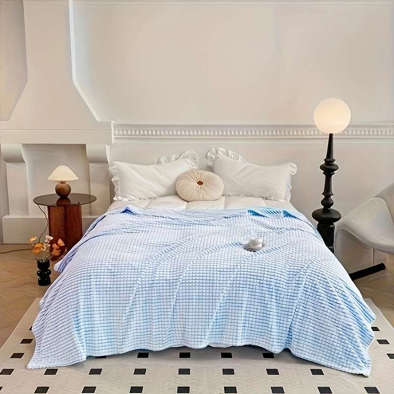 1ps Blanket Color Coffee size 200x230cm