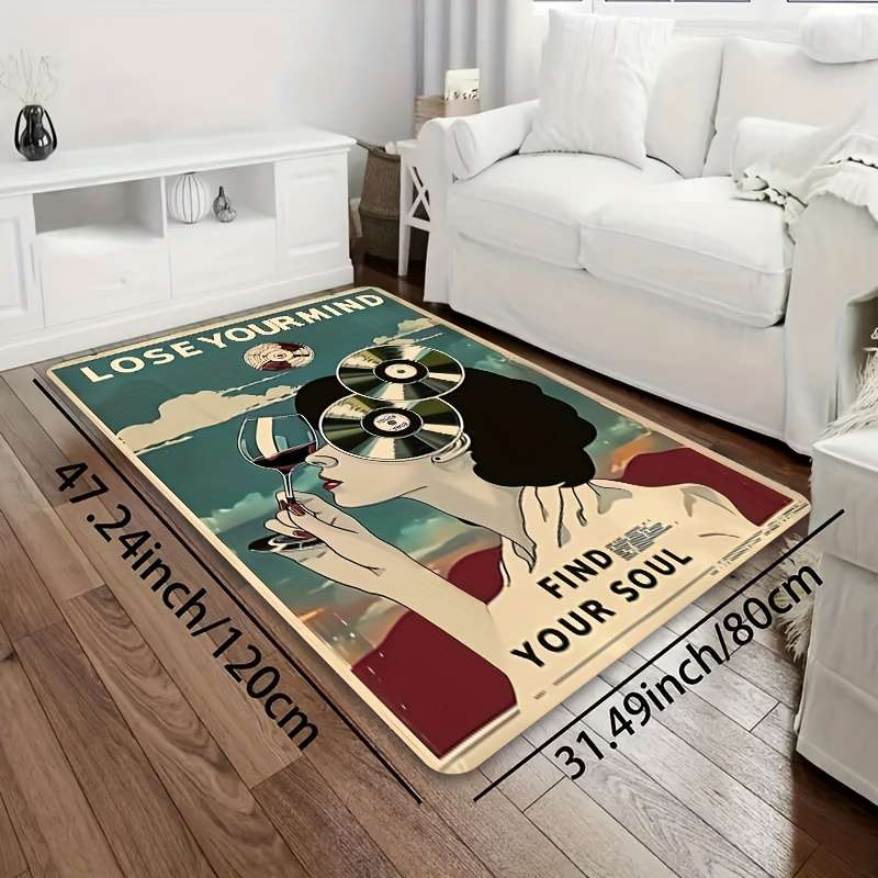 1Pc Blue 19.69x31.49inch 50x80cm Floor Mat