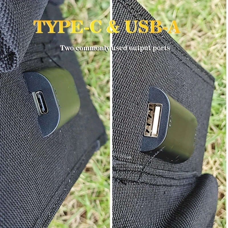 1pc 25W Foldable Solar Panel Charger