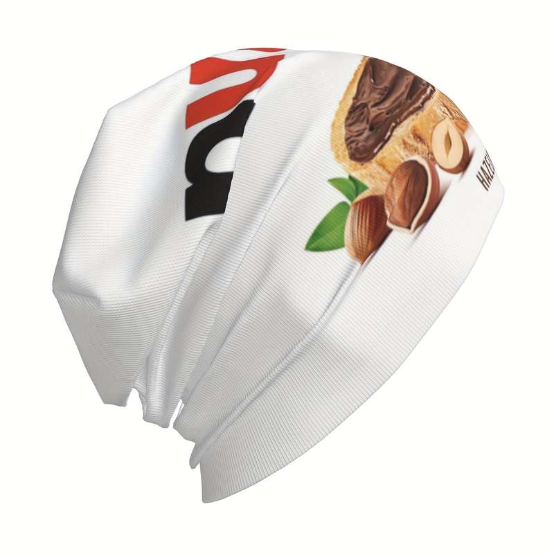 1pc Funky Chocolate-Themed Lightweight Beanie Perfect for Outdoor Activities Gifts