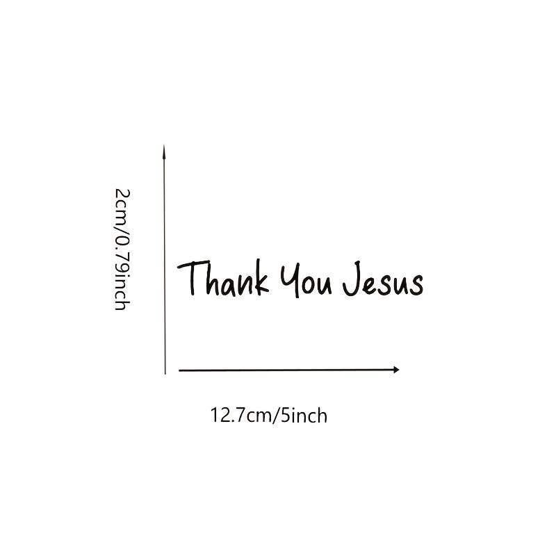 1pc Black Jesus Christian Themed Stickers